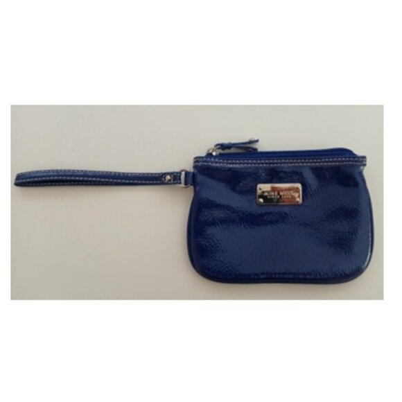 Nine West Blue Wristlet - Picture 1 of 5